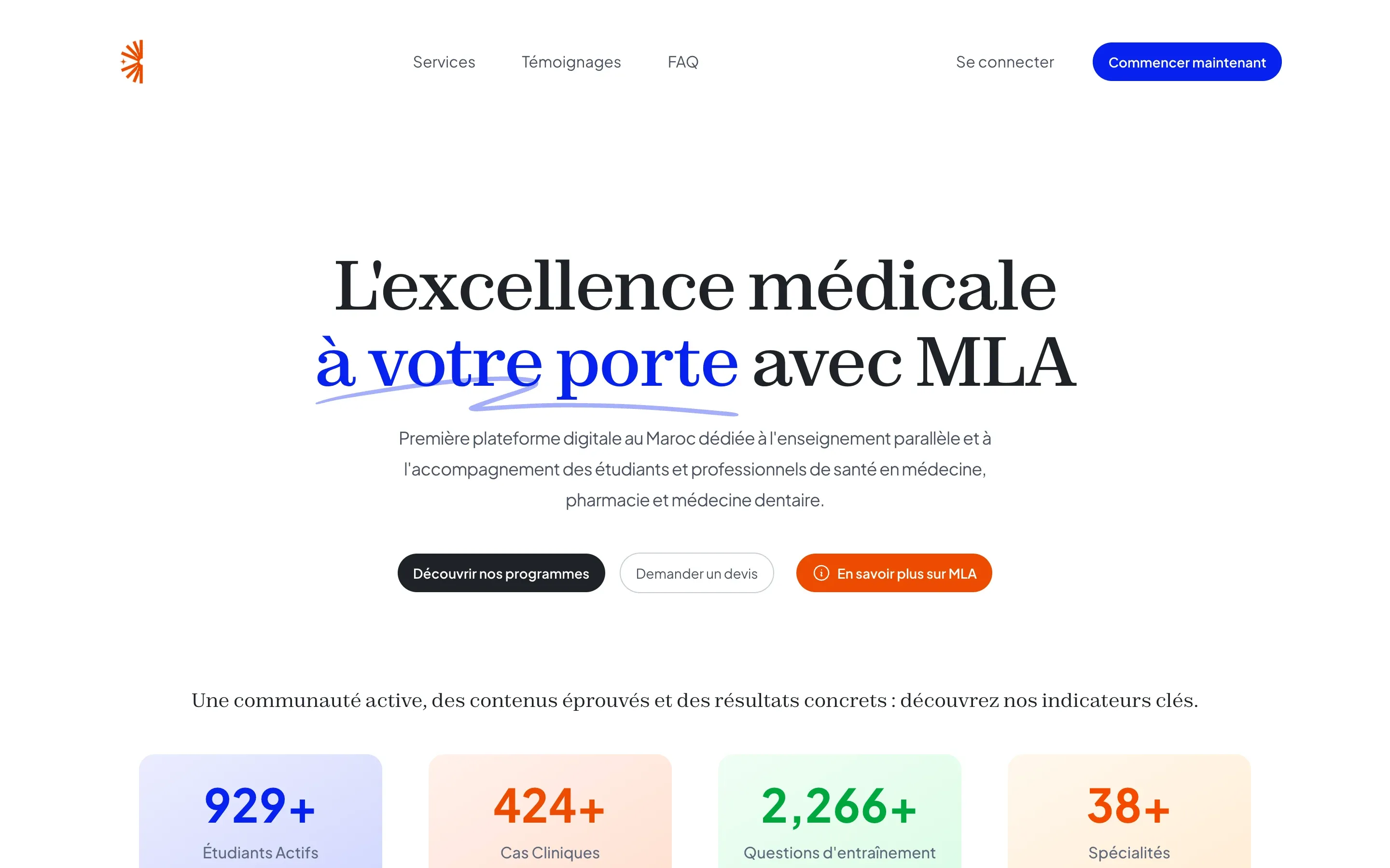 Med Learning Academy, the version before